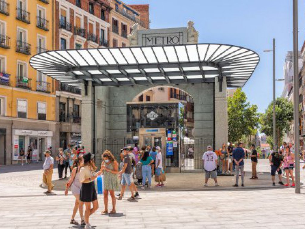 Templete de la estación de metro de Gran Vía
