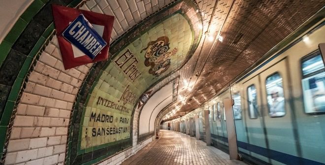 Andén 0. Estación de Chamberí
