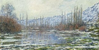 Deshielo Vetheuil. 1880. Claude Monet.  © Museo Nacional Thyssen-Bornemisza, Madrid.