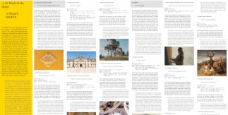 Folleto El Madrid de Goya (noviembre 2019)