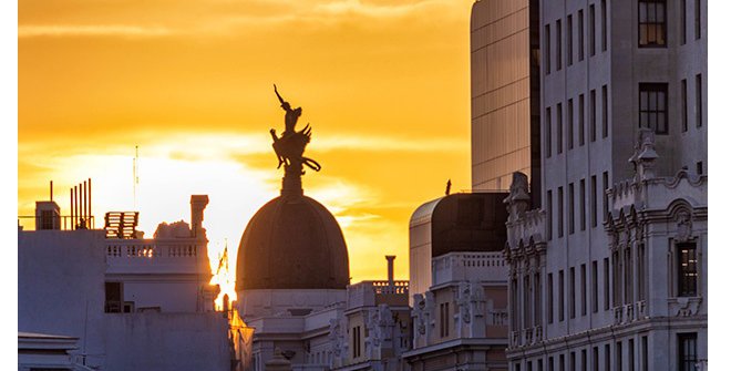 Madrid mitológico. Ganímedes sobre el ave Fénix.