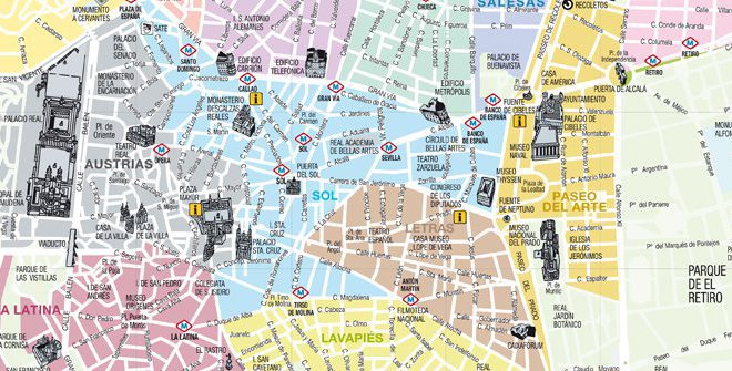 Mapa Zonas turísticas (PDF)