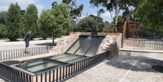 Noria de agua de El Retiro