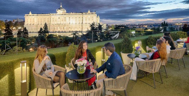 Terraza Jardines de Sabatini©Hotel Jardines de Sabatini