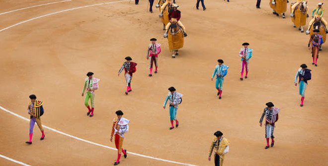 Paseíllo en la Plaza de toros de Las Ventas